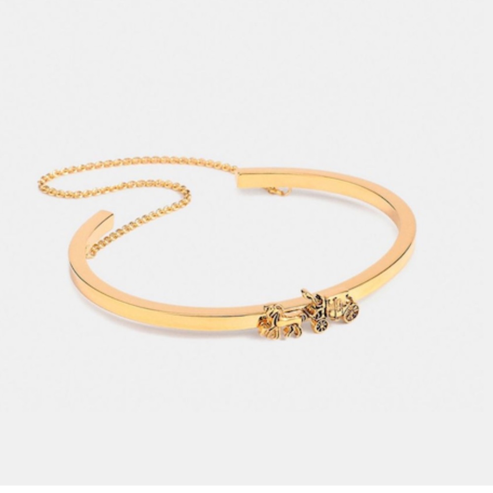 COACH Gold Cuff NWT